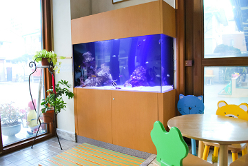 アクアガジュカンパニーの水槽設置例